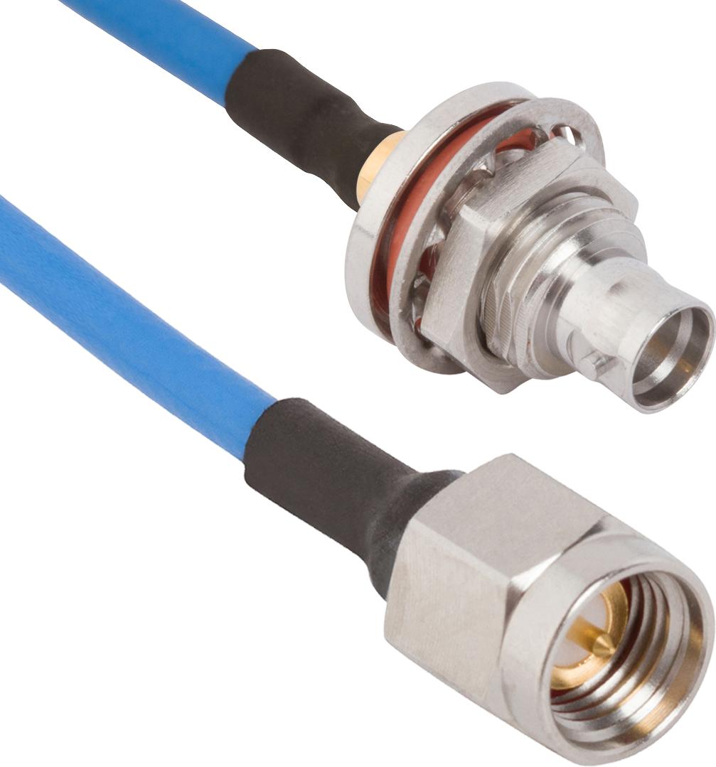 Amphenol SV Microwave-7012-1086 Kabelbaugruppen Koaxial Cable Assembly 0.085 T-FLEX 405 0.152m SMP to SMA M-M Bag