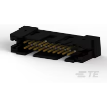 TE Connectivity-1-111446-8 Cabezales del conector y receptáculos PCB Conn IDC Connector HDR 20 POS 2.54mm Solder RA Side Entry Thru-Hole Tray