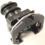 Conn Housing F 2 POS Crimp ST Cable Mount Black