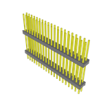 Conn Board Stacker HDR 40 POS 2.54mm Solder ST Top Entry Thru-Hole Bulk