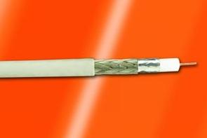 Alpha Wire-9214 BK005 Kabel, Koaxial Coaxial Cable Braid Polyethylene 13AWG 10.97mm Black 30.48m Spool