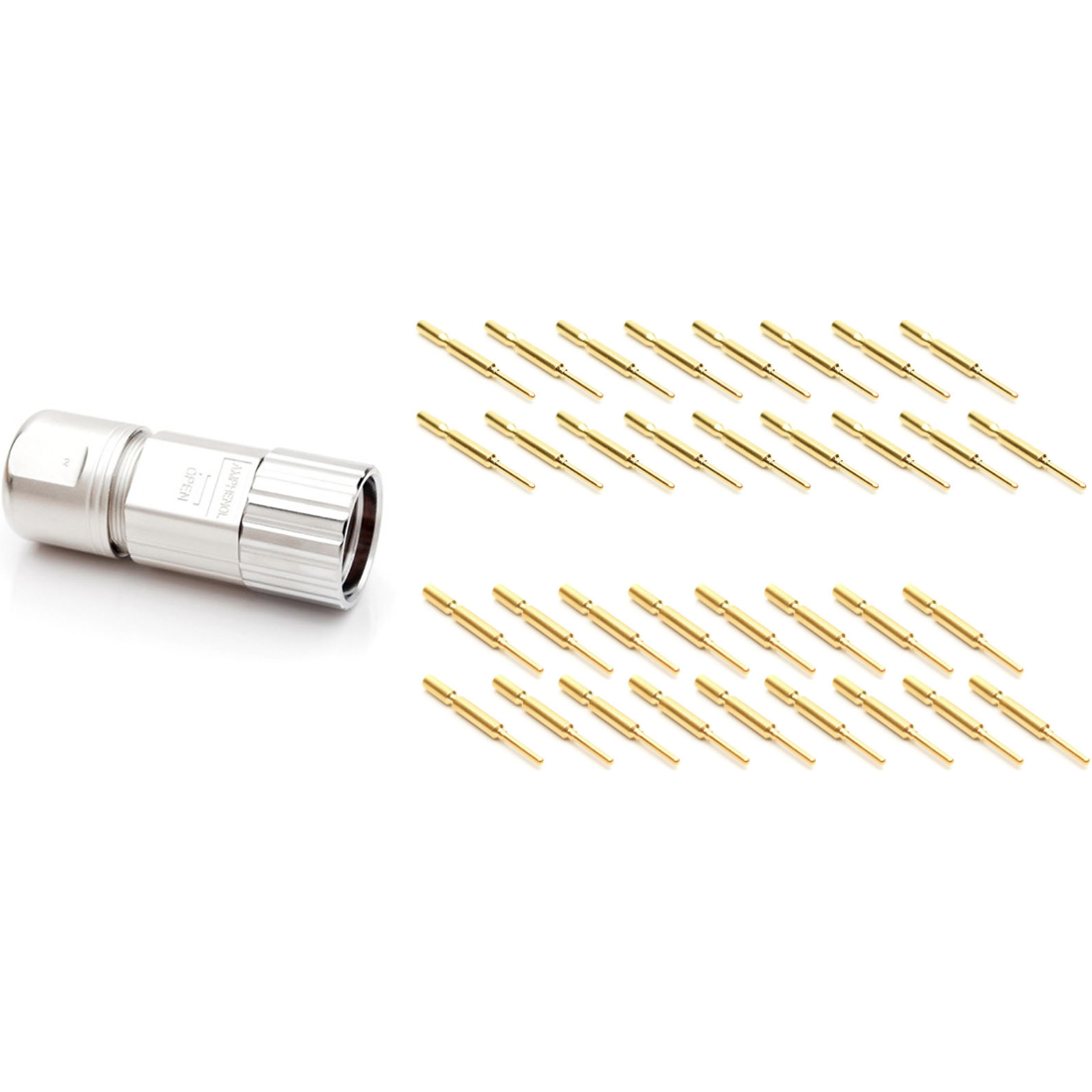 Amphenol-MA7CAE1700S-S3-KIT Steckverbinder, rund Conn M23 Circular SKT 17 POS Crimp ST Flange Mount 17 Terminal 1 Port Box