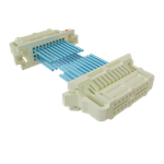 Cable Assembly Discrete Wire 0.254m 32AWG Socket Strip to Socket Strip 20 to 20 POS SKT-SKT Crimp-Crimp TIGER EYE™ Layer