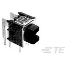 TE Connectivity-TP21CCGRA0 Botón pulsador Switch Push Button N.O./N.C. DPST Rectangular Plunger 20VAC 20VDC 0.4VA Momentary Thru-Hole PC Pins Bulk