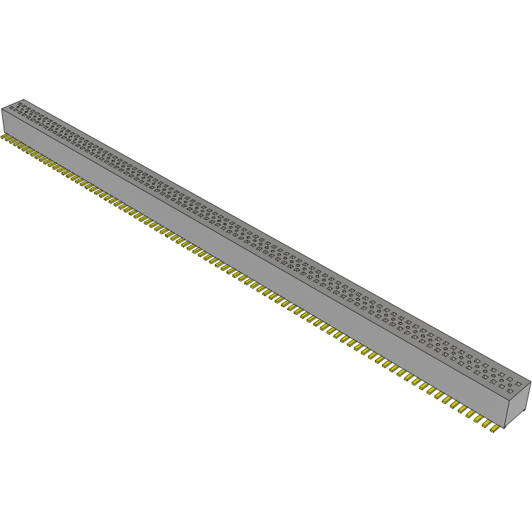 Samtec-CLE-185-01-G-DV-A Embases de raccordement et réceptacles PCB Conn Socket Strip SKT 170 POS 0.8mm Solder ST SMD Tube