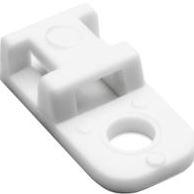 HellermannTyton-CTAM110C2 Attache-câble Cable Ties, Clip Tie Polyamide 6/6 White Bag