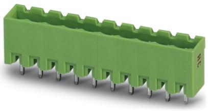 PHOENIX CONTACT-MSTBVA 2.5 HC/ 2-G-5.08 连接器插头及 PCB 插座 Conn Shrouded Header (4 Sides) HDR 2 POS 5.08mm Solder ST Thru-Hole Cardboard