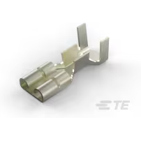 TE Connectivity-63757-2 Connector Terminals Quick Disconnect Terminal 12-16AWG Steel F 19.18mm Nickel Reel/Strip