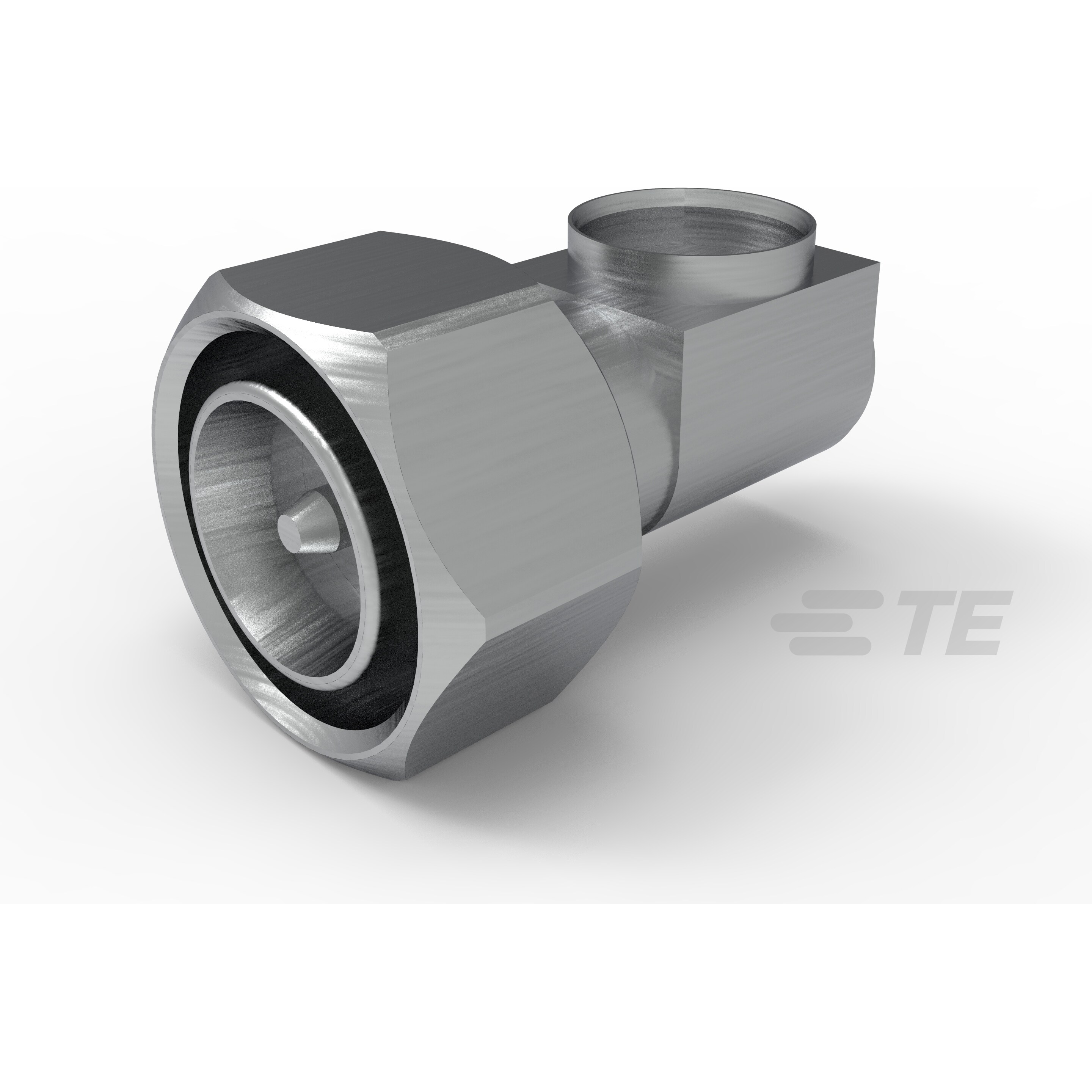 TE Connectivity-2081969-1 Connector RF 4.3-10 RA PLUG, SCREW, SOLDER, 1-2SF CABLE