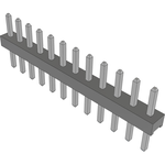 Conn Unshrouded Header HDR 12 POS 2mm Solder ST Top Entry Thru-Hole Bulk