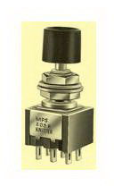 knitter-switch-MPS203R Botón pulsador Switch Push Button (ON) ON DPDT Round Plunger 3A 125VAC 30VDC Momentary Panel Mount Solder Tag