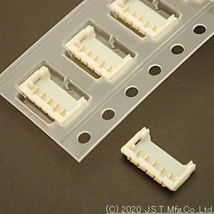 JST Manufacturing-BM05B-ACHSS-A-GAN-ETF (LF)(SN) Piastre connettori e prese PCB Conn Shrouded Header (3 Sides) HDR 5 POS 1.2mm Solder ST Top Entry SMD T/R