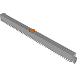 Conn Socket Strip SKT 100 POS 1.27mm Solder ST Top Entry SMD TIGER EYE™ T/R