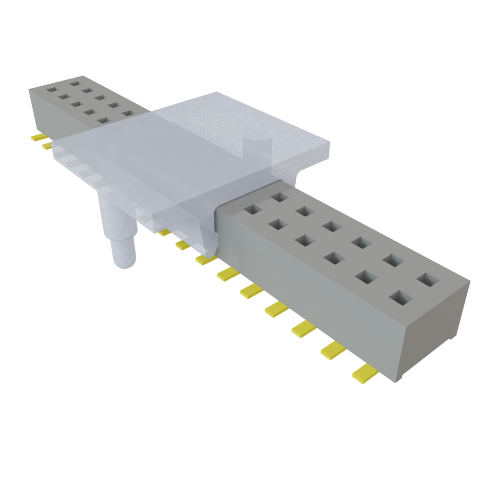 Samtec-CLP-118-02-G-D-PA 连接器插头及 PCB 插座 Conn Socket Strip SKT 36 POS 1.27mm Solder ST Top Entry SMD TIGER CLAW™ Tray