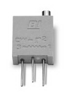 BI Technologies-66PR2KLFTB Compensatore del resistori, potenziometri e reostati Res Cermet Trimmer 2K Ohm 10% 0.5W(1/2W) 20(Elec)Turn 2.29mm (9.53 X 11.1 X 5.16mm) Pin Thru-Hole Tube