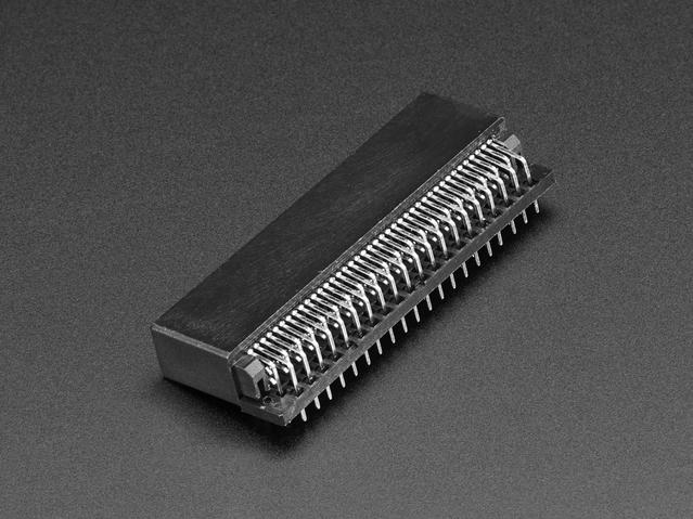 Adafruit Industries-3342 Steckverbinder, Kartenrand Conn Card Edge F 80 POS Solder RA Thru-Hole