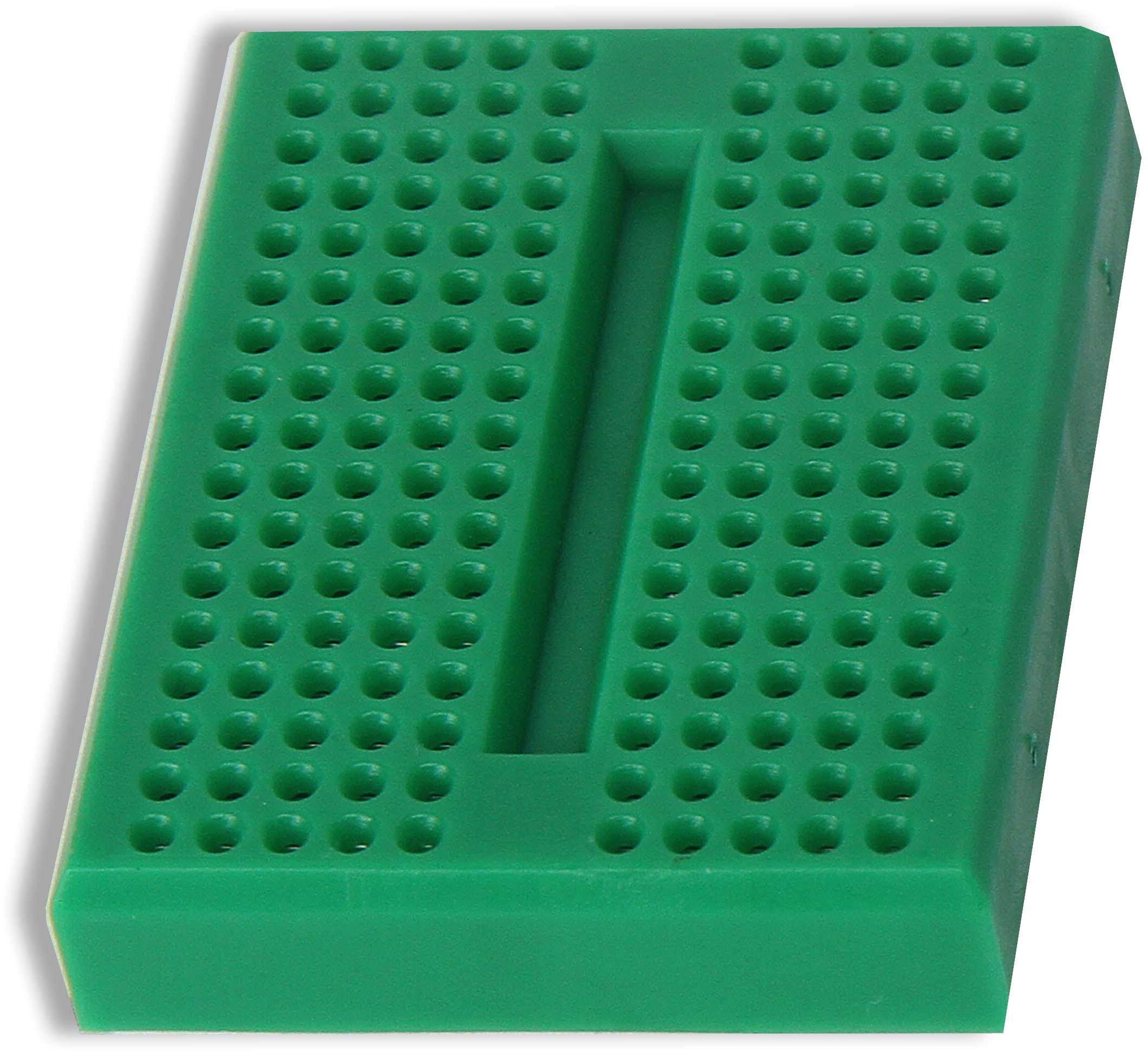 Global Specialties-GS-170-5 null Green Plastic 170 Tie Point Breadboard
