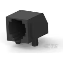 TE Connectivity-5555077-1 Raccordement téléphone et télécom Conn RJ-25 F 6 POS 1.27mm Solder RA SMD 6 Terminal 1 Port Cat 3 Package