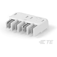 TE Connectivity-2154640-2 Piastre connettori e prese PCB Conn Board to Board HDR 4 POS 4mm Solder RA Side Entry SMD Box