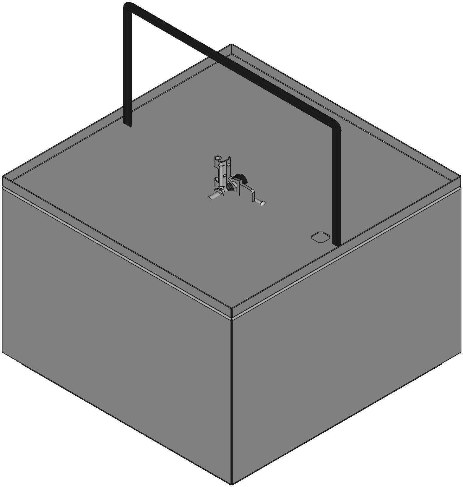 Hammond Manufacturing-EN4SD161610GY Kästen, Gehäuse und Gestelle Gray Steel Wall Mount Single Door Enclosure