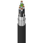 Belden-29504X 0105000 Kabel, Mehrleiter Multi-Conductor Cable Tape/Braid 4Conductors 8AWG 22.88mm 1000VAC Black Low Smoke Zero Halogen 1524m