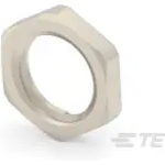 TE Connectivity-1SNG608001R0000 Kabelzubehör Cable Accessories Lock Nut Stainless Steel Metal Nickel Bag
