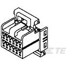 TE Connectivity-174046-1 Einzeladersteckverbinder, Gehäuse Conn Housing PL 16 POS 2.5mm Crimp ST Cable Mount White Bag