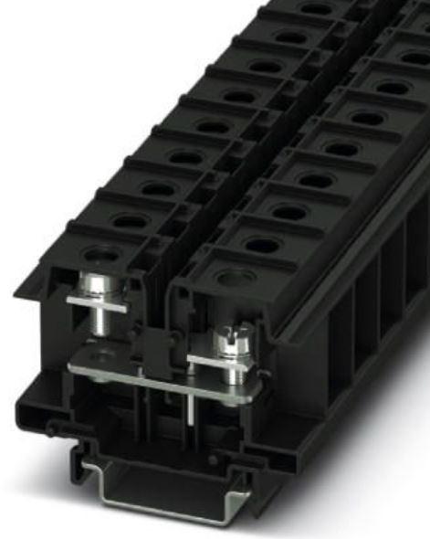 PHOENIX CONTACT-3281176 Steckverbinder, Klemmenblöcke Conn Feed-Through Terminal Block 2 POS T DIN Rail 76A