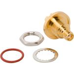Conn SMA 0Hz to 3GHz 50Ohm Solder ST Edge Mount F Gold Bag