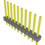 Conn Unshrouded Header HDR 10 POS 2.54mm Solder ST Top Entry Thru-Hole Bulk