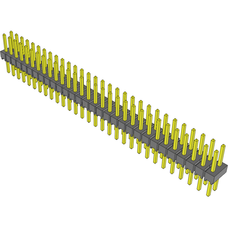 Samtec-TSW-130-08-G-D-LL 连接器插头及 PCB 插座 Conn Unshrouded Header HDR 60 POS 2.54mm Solder ST Top Entry Thru-Hole Bulk