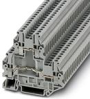 PHOENIX CONTACT-3046744 Steckverbinder, Klemmenblöcke Conn Double-Level Terminal Block F 4 POS Screw T DIN Rail 24A