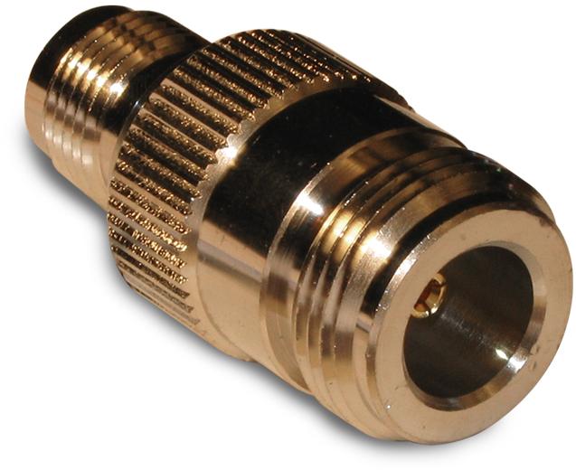 Amphenol RF-242132 RF-Steckverbinder Conn Type N-TNC Adapter 0Hz to 11GHz 50Ohm ST F/F Gold