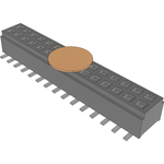 Conn Socket Strip SKT 30 POS 1mm Solder ST SMD Tube