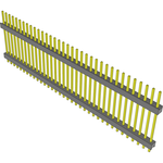 Conn Board Stacker HDR 35 POS 2.54mm Solder ST Top Entry Thru-Hole Bulk