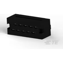 TE Connectivity-2-746610-1 Embases de raccordement et réceptacles PCB Conn IDC Connector HDR 10 POS 2.54mm Solder RA Side Entry Thru-Hole Tube