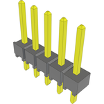 Conn Unshrouded Header HDR 5 POS 2.54mm Solder ST Top Entry Thru-Hole Bulk