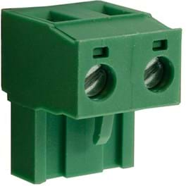CamdenBoss Ltd-CTBP9408/2 Steckverbinder, Klemmenblöcke Conn Terminal Block F 2 POS 7.62mm Screw RA Cable Mount 15A