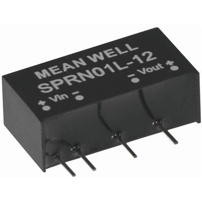 Mean Well Enterprises-SPRN01L-05 DC/DC-Wandler und Spannungsreglermodul Module DC-DC 5VIN 1-OUT 5V 0.2A 1W 4-Pin SIP Module