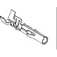 Molex-08-70-0001 Contatto connettore Contact SKT Crimp ST Cable Mount 18-24AWG Reel