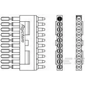 TE Connectivity-699226-000 Conector rectangular Conn Rectangular SKT 10 POS Crimp ST Cable Mount