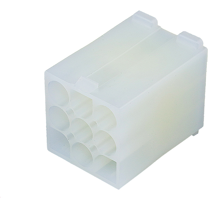 Molex-0039036092 Connector Discrete Wire Housing Conn Housing PL 9Power POS 6.7mm Crimp ST Cable Mount Natural Bag