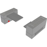 Cable Assembly 0.254m 30AWG 1.27mm 8 to 8 POS IDC Connector to IDC Connector F-F TIGER EYE™ Bulk
