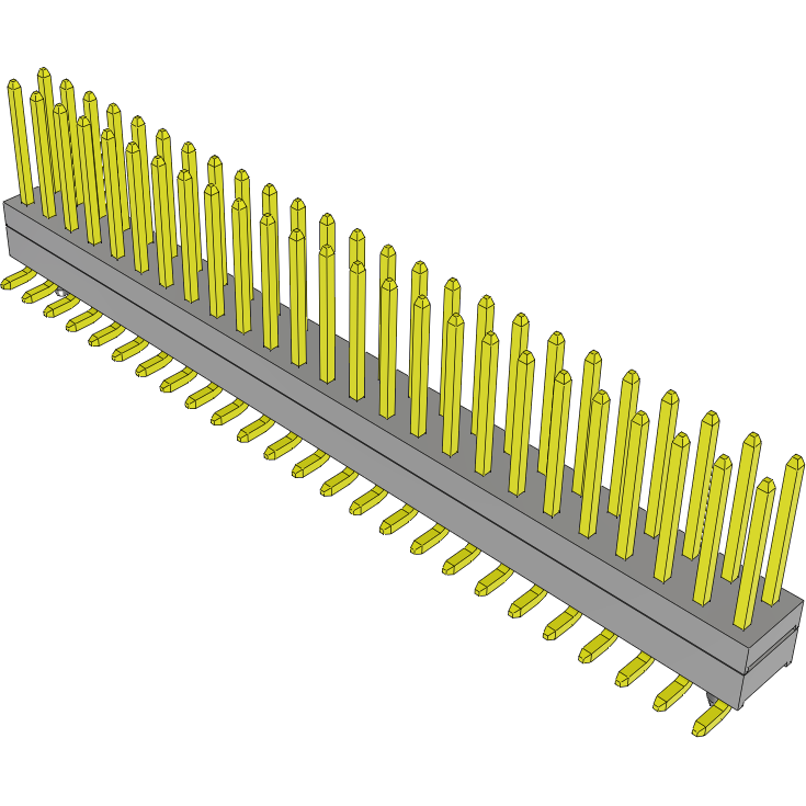 Samtec-TW-25-04-L-D-190-SM-A Piastre connettori e prese PCB Conn Board Stacker HDR 50 POS 2mm Solder ST Top Entry SMD Tube