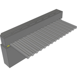 Cable Assembly 0.152m 28AWG 2.54mm 8 POS IDC Connector F Skin