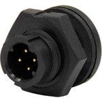 Conn Circular PIN 4 POS Crimp ST Panel Mount 4 Terminal 1 Port