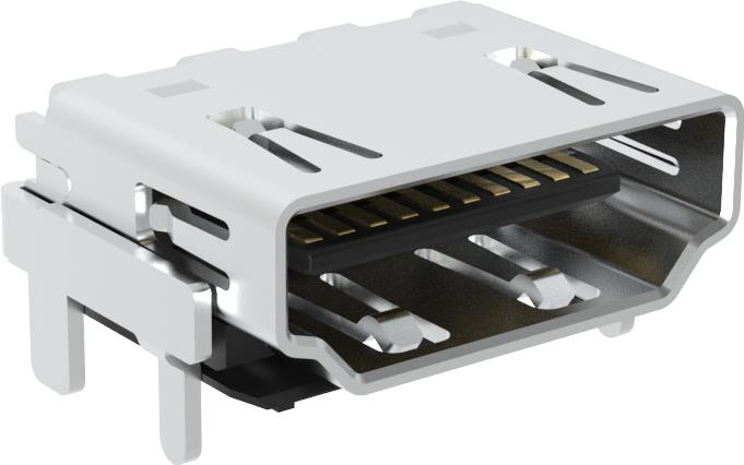 Amphenol-G45AA1902100H1HR Connettore audio e video HDMI 2.1 A Connector System SMT to Board