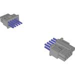 Samtec-MMSD-05-22-L-20.00-D-P-LDX Cable Assembly AC Power Cable Assembly 0.508m Power to Power 10 to 10 POS SKT-SKT Crimp-Crimp 22AWG