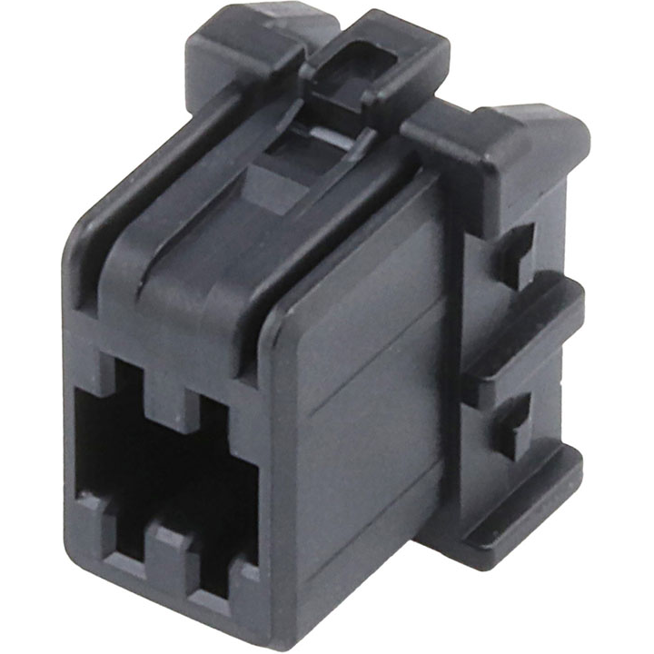 Molex-2202002041 Einzeladersteckverbinder, Gehäuse Conn Housing RCP 4 POS 2mm Crimp ST Cable Mount Black Micro-Lock Plus Bag