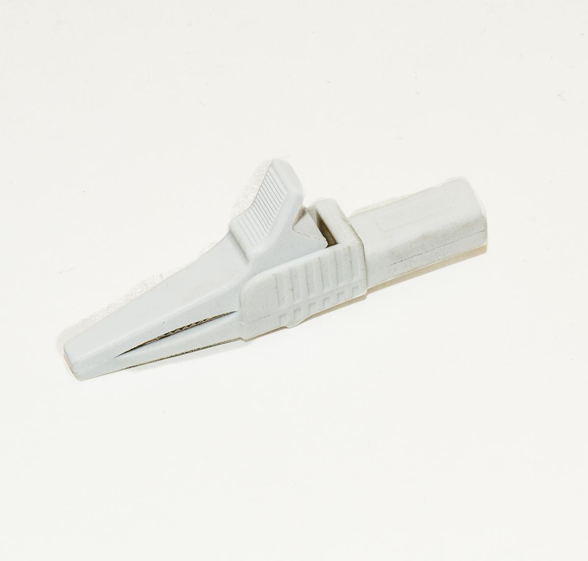 Mueller Electric-BU-65-9 Steckverbinder, elektronisches Testgerät Conn Alligator Clip 1 POS Crimp/Solder ST 1 Port White